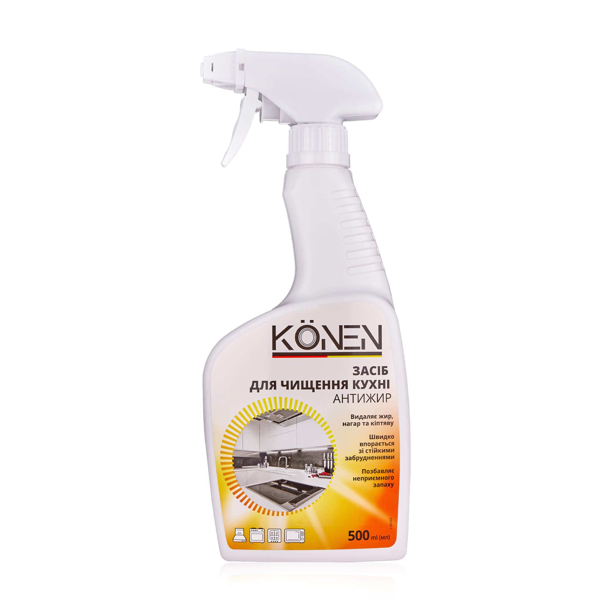 KONEN Засіб для кухні антижир<br> 500мл